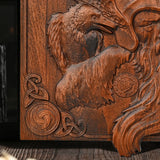 Odin and the Raven Wooden Wall Wall Decoration - BGCOPPER