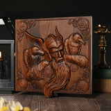 Odin and the Raven Wooden Wall Wall Decoration - BGCOPPER
