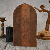 Our Lady of Lourdes Arch Wooden Tabletop Arrangement - BGCOPPER