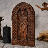 Sacred Heart of Jesus Arch Wooden Tabletop Arrangement - BGCOPPER