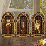 Sacred Heart of Jesus Arch Wooden Tabletop Arrangement - BGCOPPER