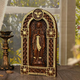 Our Lady of Lourdes Arch Wooden Tabletop Arrangement - BGCOPPER
