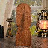 Greek Gaia Earth Goddess Wooden Tabletop Ornament - BGCOPPER