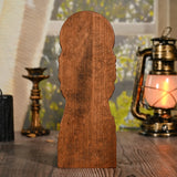 Greek Gaia Earth Goddess Wooden Tabletop Ornament - BGCOPPER