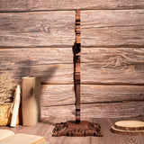 Wood carving of the Cross of the Order of Saint Benedict - with base - BGCOPPER