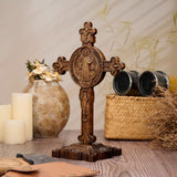 Dual Divine Cross: Christ’s Redemption & St. Benedict’s Protection