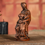 Our Lady of Bruges Jesus Wooden Tabletop Display - BGCOPPER