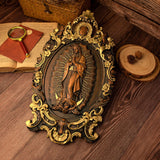 2023 New Religious gift with rich details of the wooden statue of Our Lady of Guadalupe - BGCOPPER