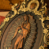 2023 New Religious gift with rich details of the wooden statue of Our Lady of Guadalupe - BGCOPPER