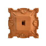 Wood carving of the Cross of the Order of Saint Benedict - with base - BGCOPPER