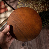 Seven Angels Disc Wood Carving - Amulet to protect against the evil eye, curses and spells - BGCOPPER