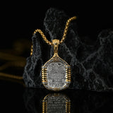 Handmade S925K Silver Madonna Holding Child Necklace - BGCOPPER