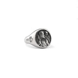 Titanium Steel Jesus Shepherd Ring - Jesus with Lamb - BGCOPPER