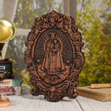 Madonna and Child Wooden Carving -- Gilt Carving Craftsmanship, Carrying the Light of Faith - BGCOPPER