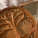 Tree of Life Wood Wall Art Decor Best Christmas Gift - With Free Stand - BGCOPPER