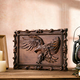 Hand-Carved Beech Wood Eagle Art: For the Bold & Spirited