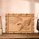 Hand-Carved Beech Wood Eagle Art: For the Bold & Spirited