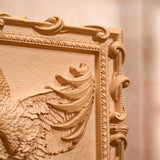 Hand-Carved Beech Wood Eagle Art: For the Bold & Spirited