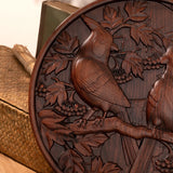 Cardinal wood carving - Wood Wall Decor - BGCOPPER