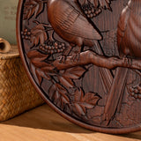 Cardinal wood carving - Wood Wall Decor - BGCOPPER