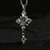 St. Benedict Exorcism Cross Necklace - Bless you and your family - BGCOPPER