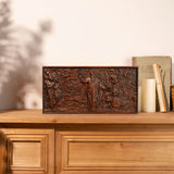 Seven day Creation God Adam Eve Wood Art Decor - BGCOPPER