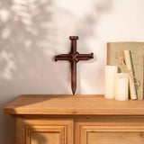 Wood Nail Cross Wall Decor - Best Home Cross Decor - BGCOPPER