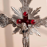 Vintage Cross Tabletop Ornament Decorative Art - BGCOPPER