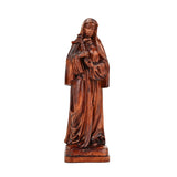 Saints Teresa Round Wooden Art Jewelry - BGCOPPER