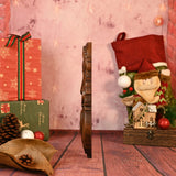 Best Christmas Gift Santa Claus Wall Decoration Wood Sculpture - BGCOPPER