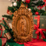 2023 New Religious gift with rich details of the wooden statue of Our Lady of Guadalupe - BGCOPPER