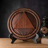 Trithemius Practice Table Altar Table Decorations Solid Wood Carvings Soul Summoning Tools Summoning Spells Prayer Decorations for...