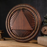Trithemius Practice Table Altar Table Decorations Solid Wood Carvings Soul Summoning Tools Summoning Spells Prayer Decorations - BGCOPPER