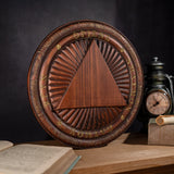 Trithemius Practice Table Altar Table Decorations Solid Wood Carvings Soul Summoning Tools Summoning Spells Prayer Decorations - BGCOPPER