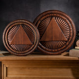 Trithemius Practice Table Altar Table Decorations Solid Wood Carvings Soul Summoning Tools Summoning Spells Prayer Decorations - BGCOPPER