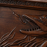 Fisherman Catching Dreams Wooden Wall Decor Wall Hanging - BGCOPPER