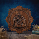 Nativity Wooden Wall Hanging - BGCOPPER