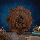 Nativity Wooden Wall Hanging - BGCOPPER