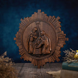 Nativity Wooden Wall Hanging - BGCOPPER