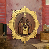 Nativity Wooden Wall Hanging - BGCOPPER