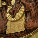Nativity Wooden Wall Hanging - BGCOPPER