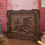 Jesus Baptism Wooden Wall Decoration - BGCOPPER