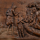 Jesus Baptism Wooden Wall Decoration - BGCOPPER