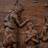 Jesus Baptism Wooden Wall Decoration - BGCOPPER
