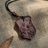 Holy Family Wood Carving Pendant(The Feast of the Holy Family) - BGCOPPER