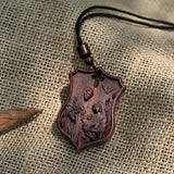 Holy Family Wood Carving Pendant(The Feast of the Holy Family) - BGCOPPER