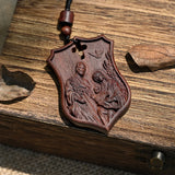 Holy Family Wood Carving Pendant(The Feast of the Holy Family) - BGCOPPER