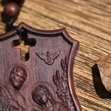 Holy Family Wood Carving Pendant(The Feast of the Holy Family) - BGCOPPER