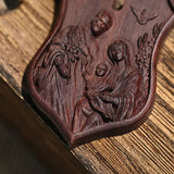 Holy Family Wood Carving Pendant(The Feast of the Holy Family) - BGCOPPER