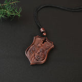Holy Family Wood Carving Pendant(The Feast of the Holy Family) - BGCOPPER